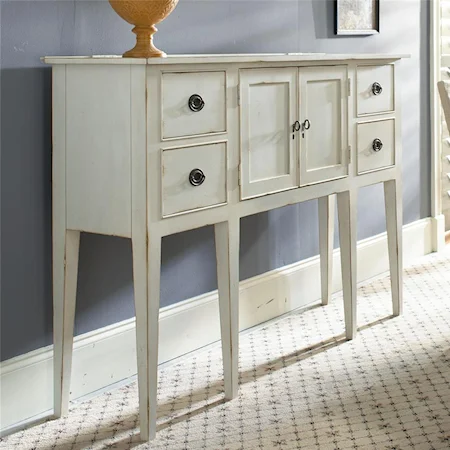 Maritime Sideboard in Oyster White Finish